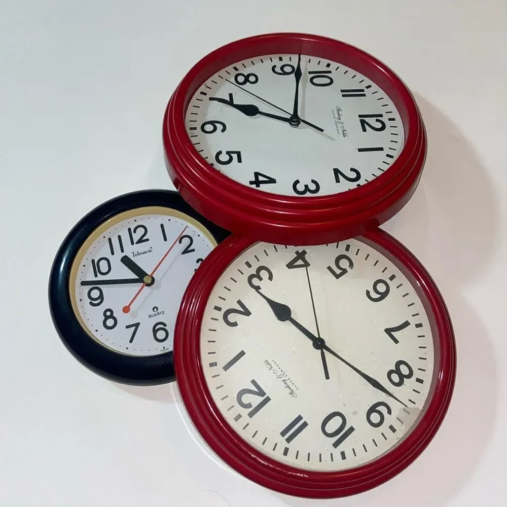 Tolosonic Sterling Noble 3 Clock Company Classic Wall Clocks by Unknown Brand